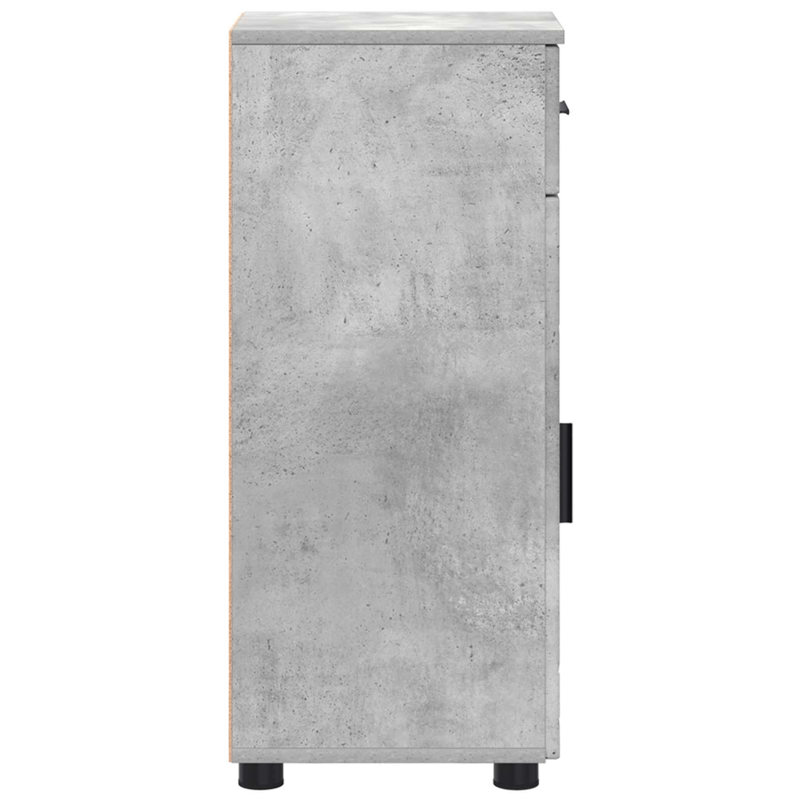 Badezimmerschrank Betongrau 30 x 35 x 80 cm