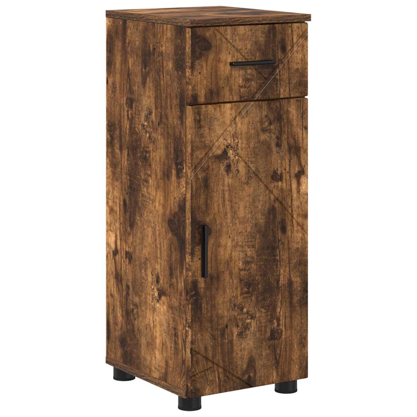 Badezimmerschrank Räuchereiche 30 x 35 x 80 cm