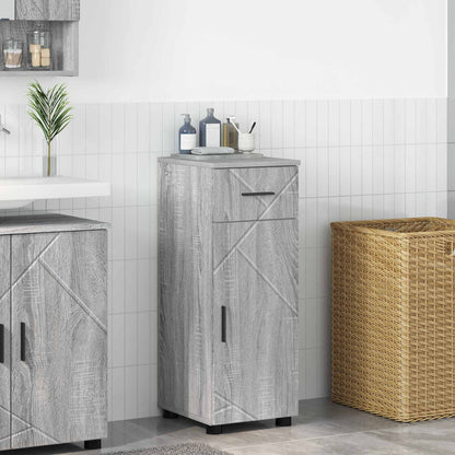 Badezimmerschrank Sonoma-Grau 30 x 35 x 80 cm