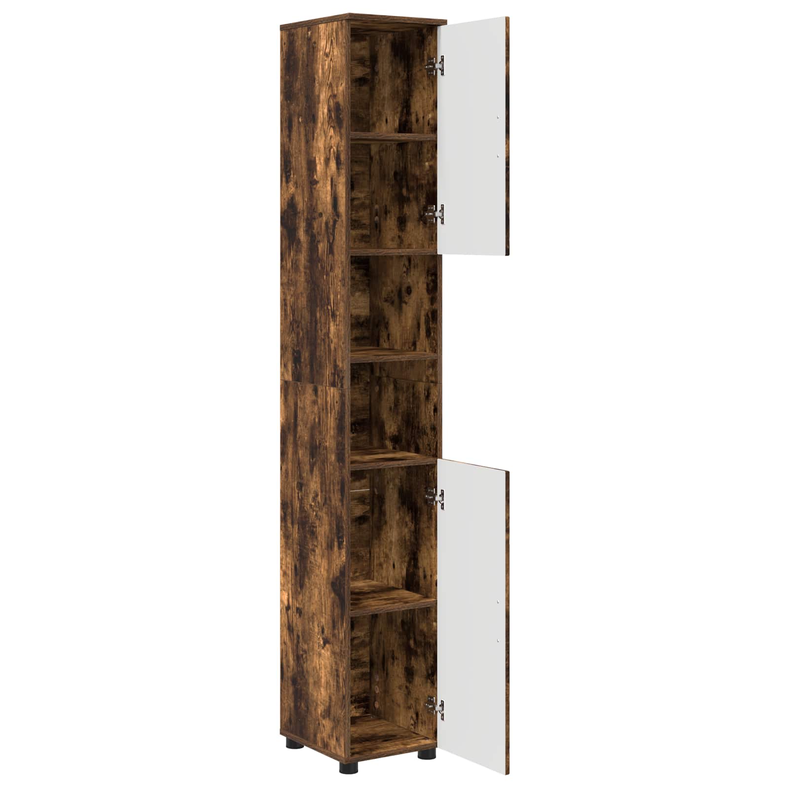 Badezimmerschrank Geräucherte Eiche 30 x 35 x 192 cm