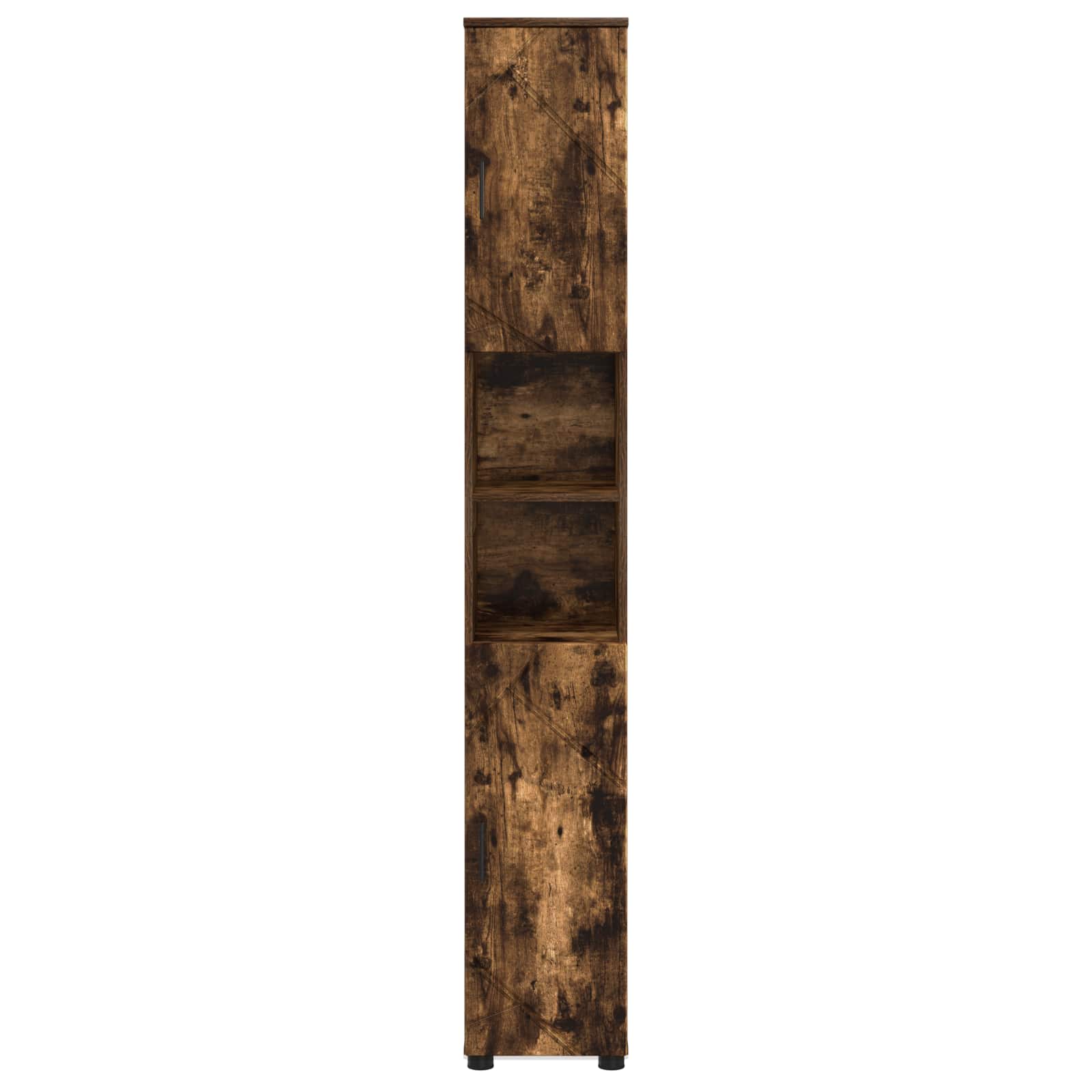 Badezimmerschrank Geräucherte Eiche 30 x 35 x 192 cm