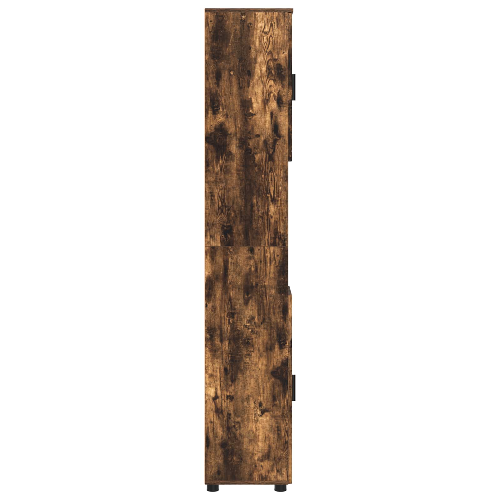 Badezimmerschrank Geräucherte Eiche 30 x 35 x 192 cm