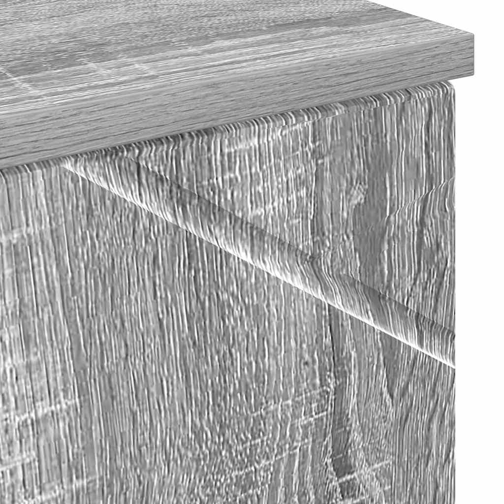 Badezimmerschrank Graues Sonoma 30 x 35 x 192 cm