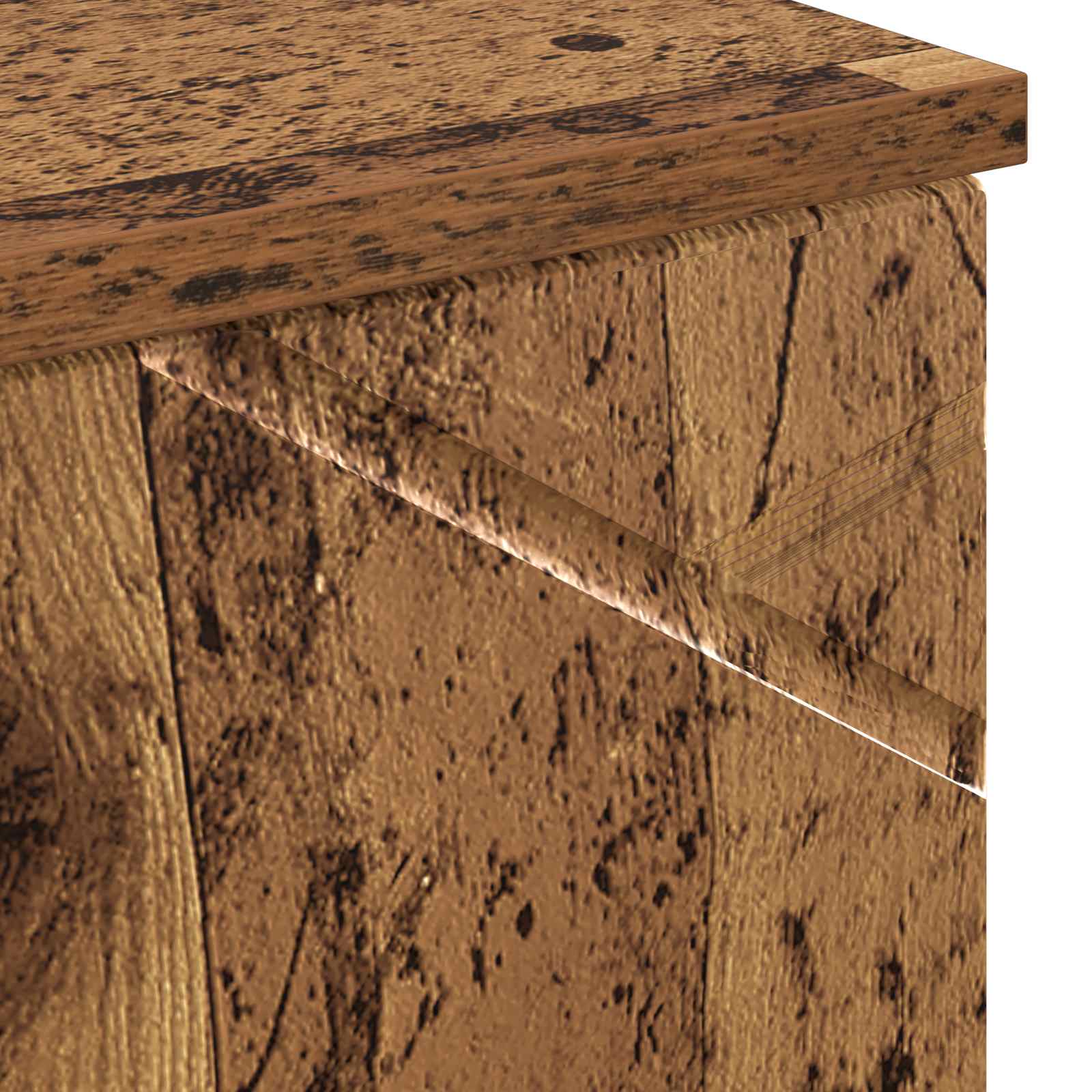 Badezimmerschrank Altholz 30 x 35 x 192 cm