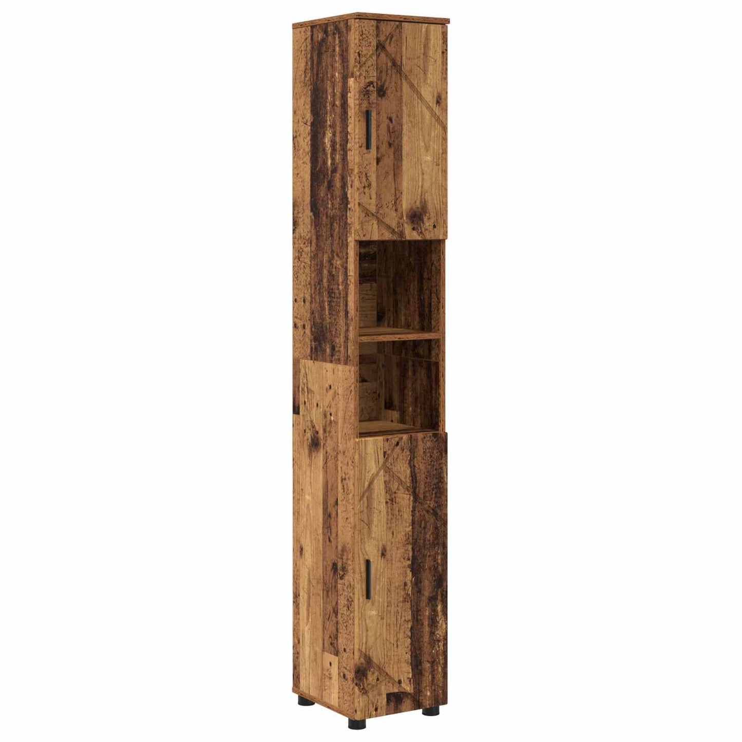 Badezimmerschrank Altholz 30 x 35 x 192 cm