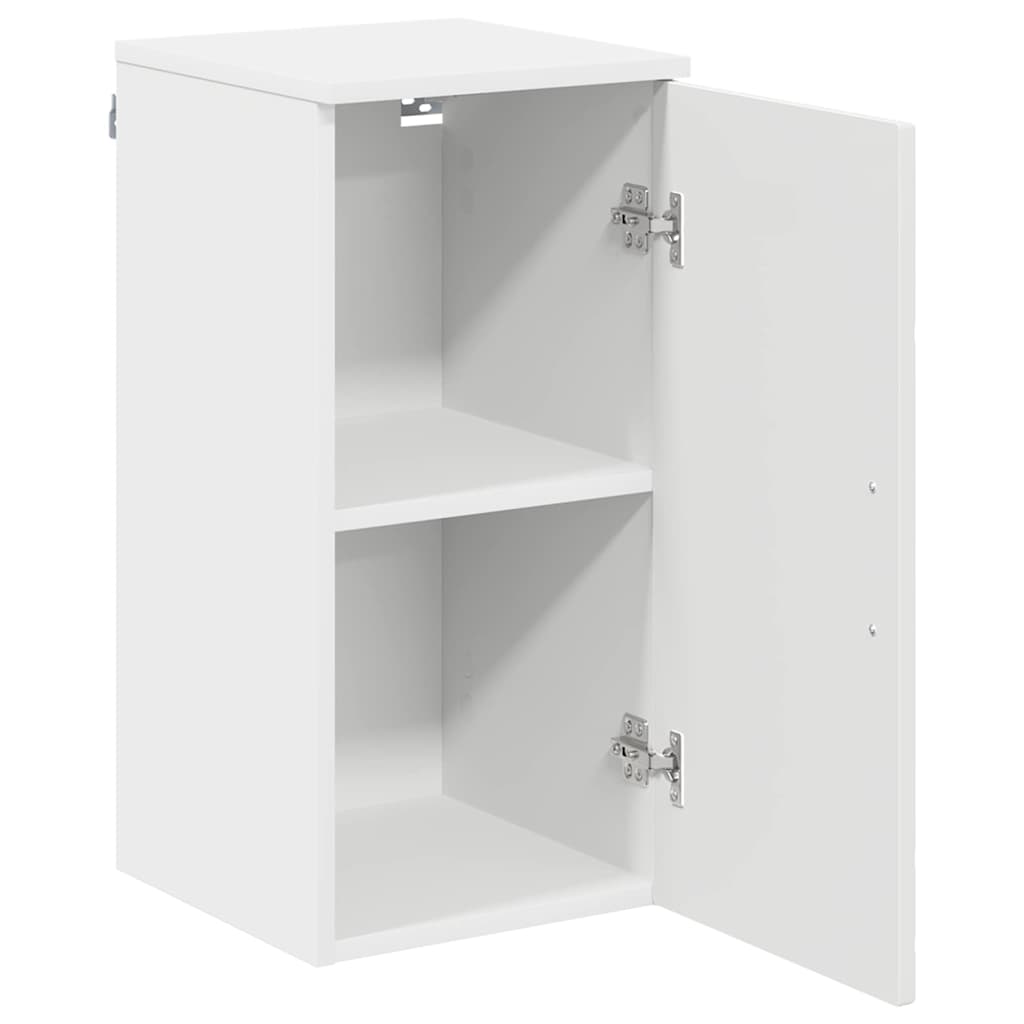 Badezimmerschrank Weiß 30 x 31,5 x 61 cm Holzwerkstoff, Metall