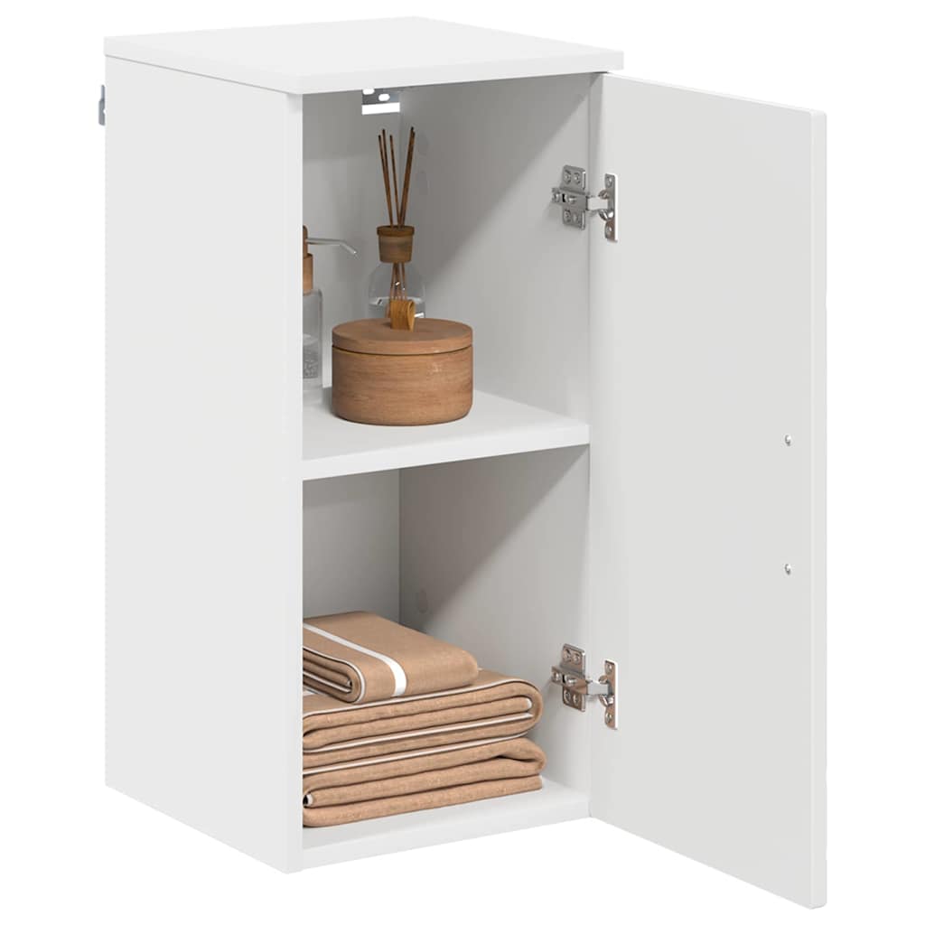 Badezimmerschrank Weiß 30 x 31,5 x 61 cm Holzwerkstoff, Metall
