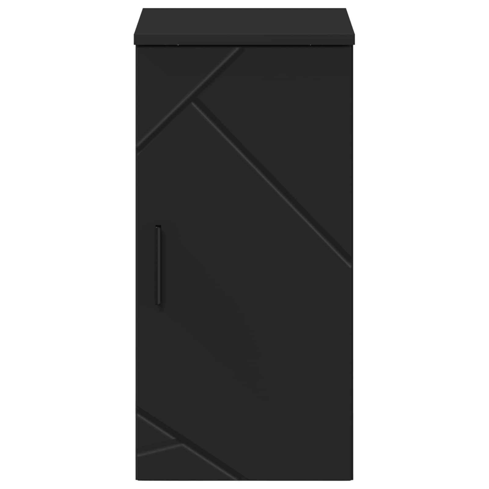 Badezimmerschrank Schwarz 30 x 31,5 x 61 cm