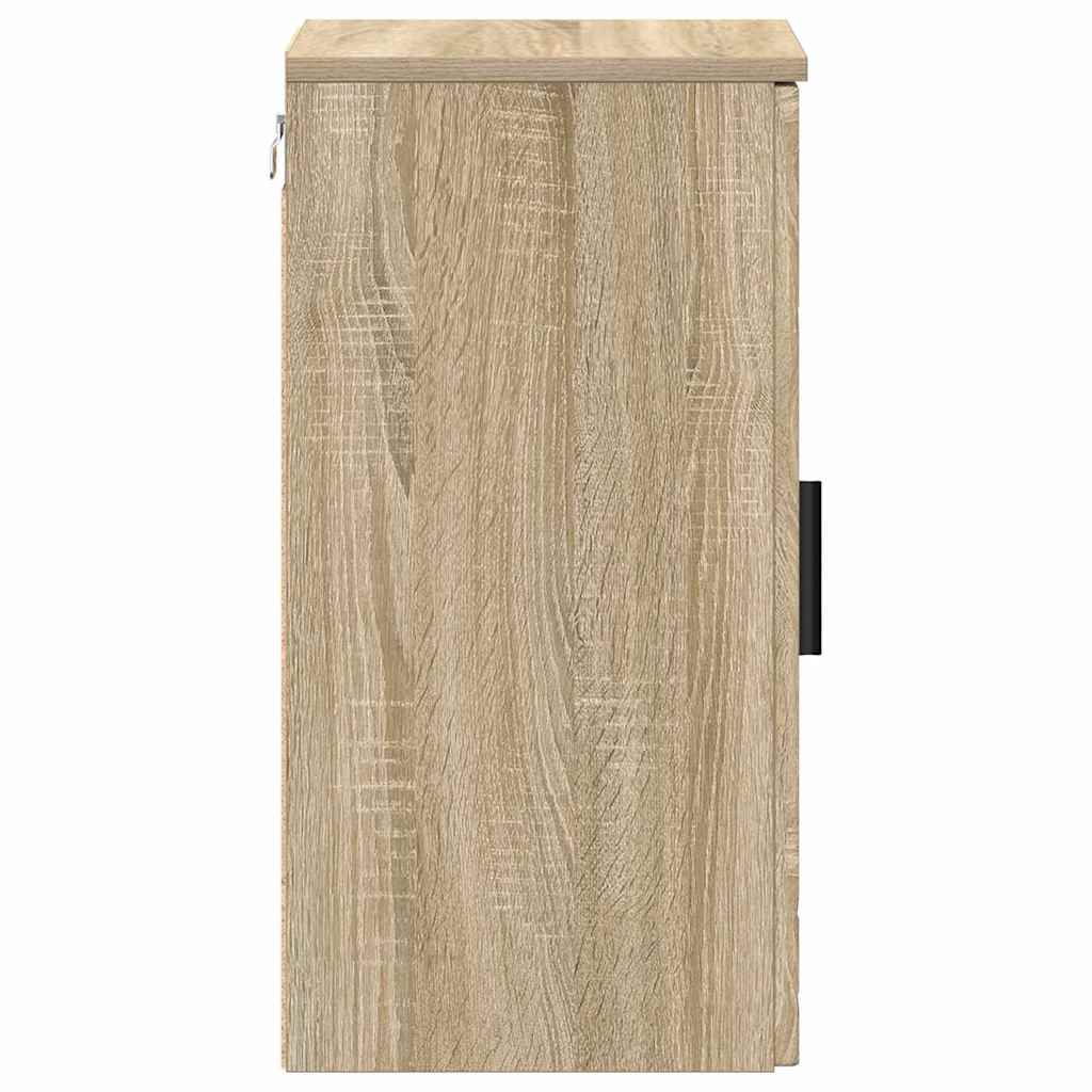 Badezimmerschrank Sonoma-Eiche 30 x 31,5 x 61 cm
