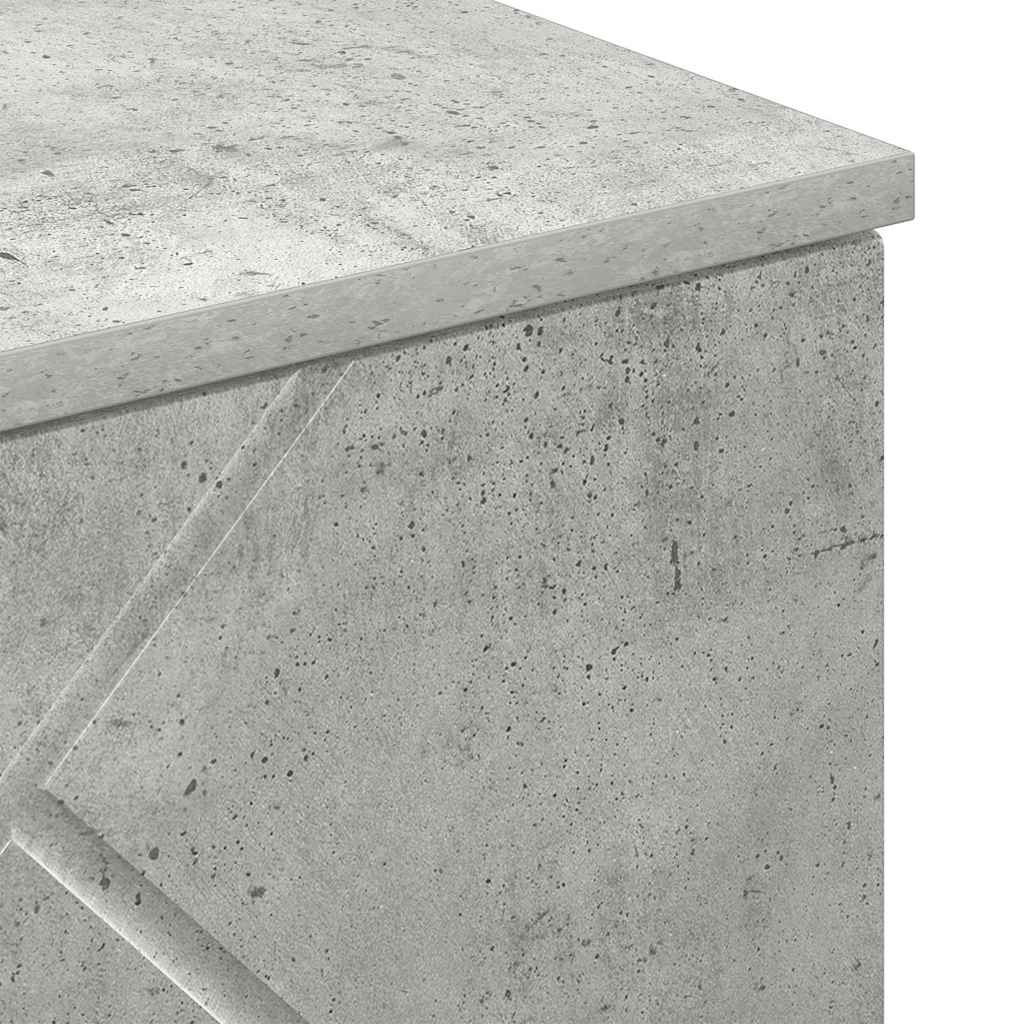 Badezimmerschrank Beton Grau 30 x 31,5 x 61 cm