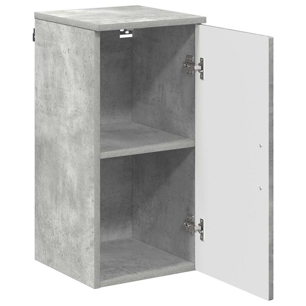Badezimmerschrank Beton Grau 30 x 31,5 x 61 cm