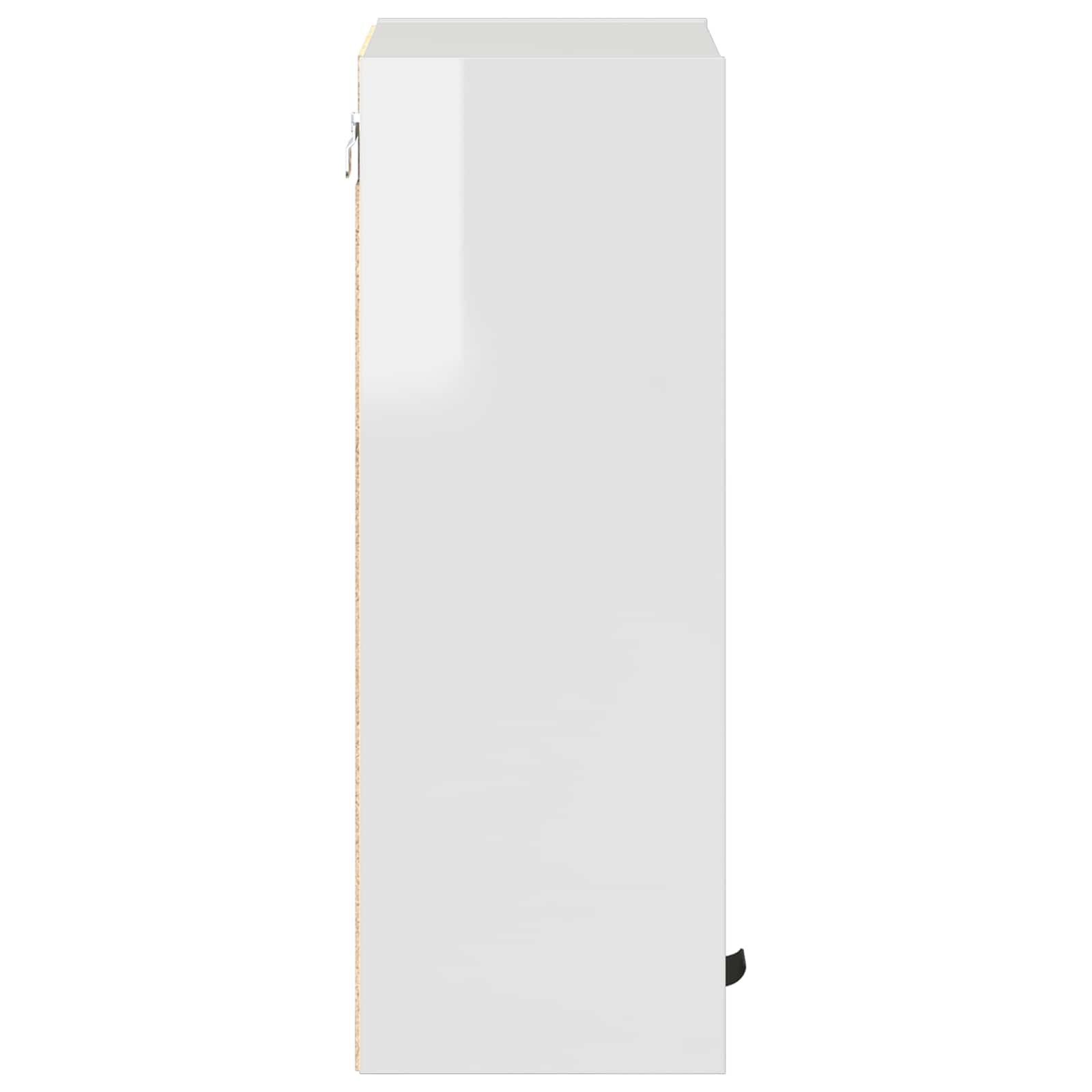 Badezimmerschrank Hochglanz Weiß 30 x 31,5 x 61 cm