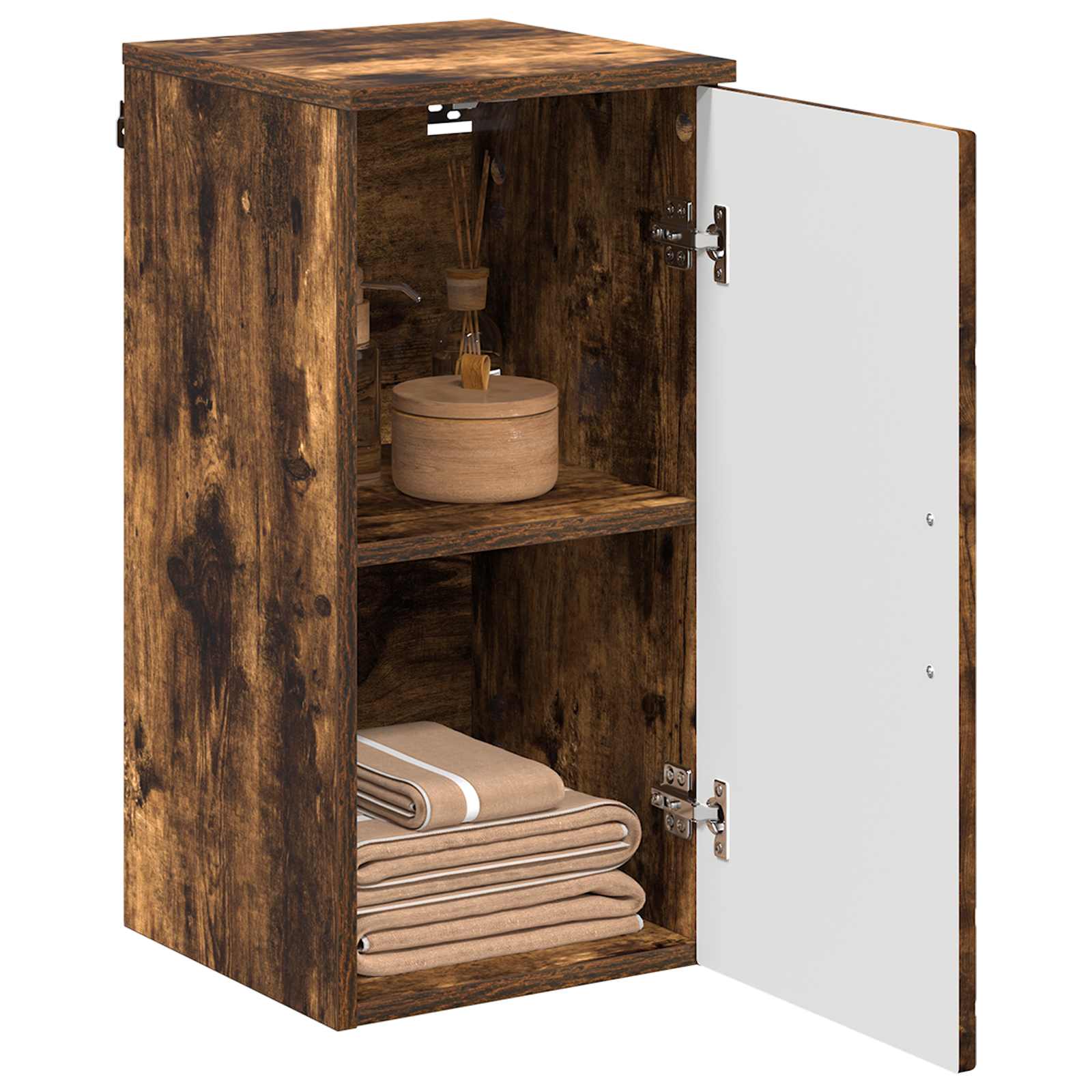 Badezimmerschrank Geräucherte Eiche 30 x 31,5 x 61 cm