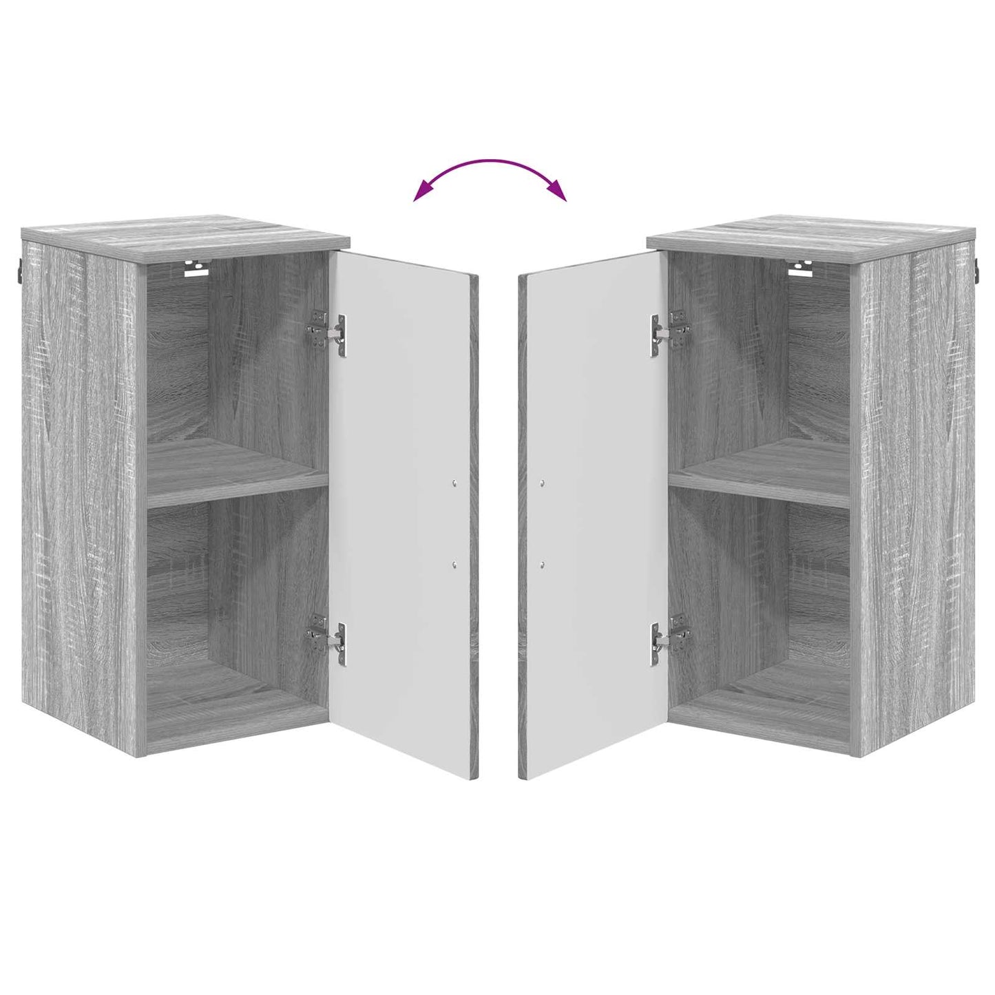 Badezimmerschrank Graues Sonoma 30 x 31,5 x 61 cm