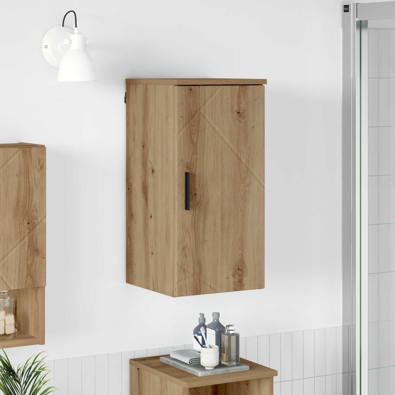 Badezimmerschrank Artisan-Eiche 30 x 31,5 x 61 cm
