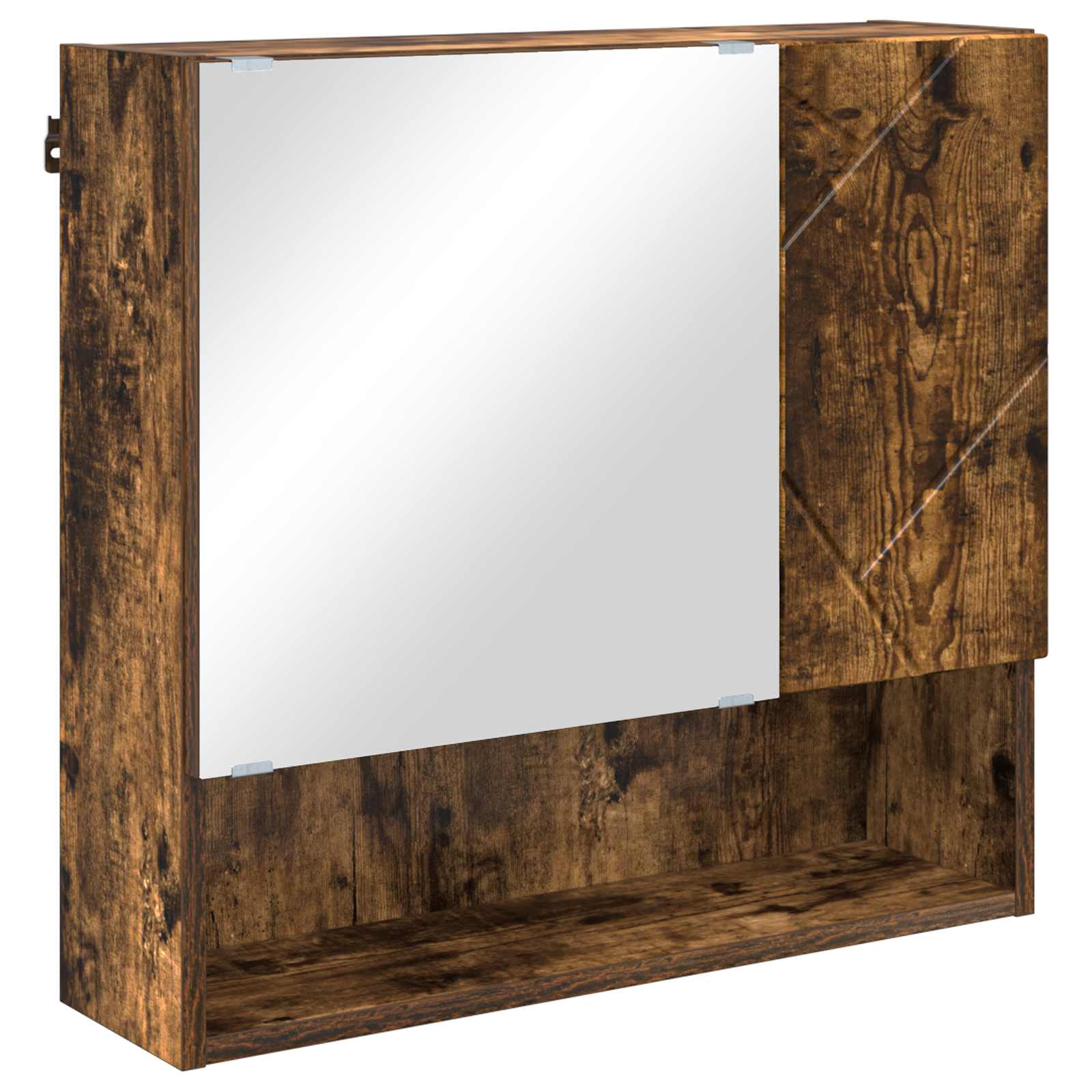 Spiegelschrank Geräucherte Eiche 59 x 17 x 55 cm Holzwerkstoff