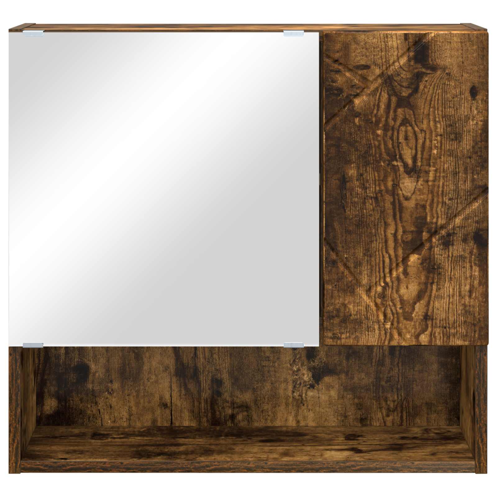 Spiegelschrank Geräucherte Eiche 59 x 17 x 55 cm Holzwerkstoff