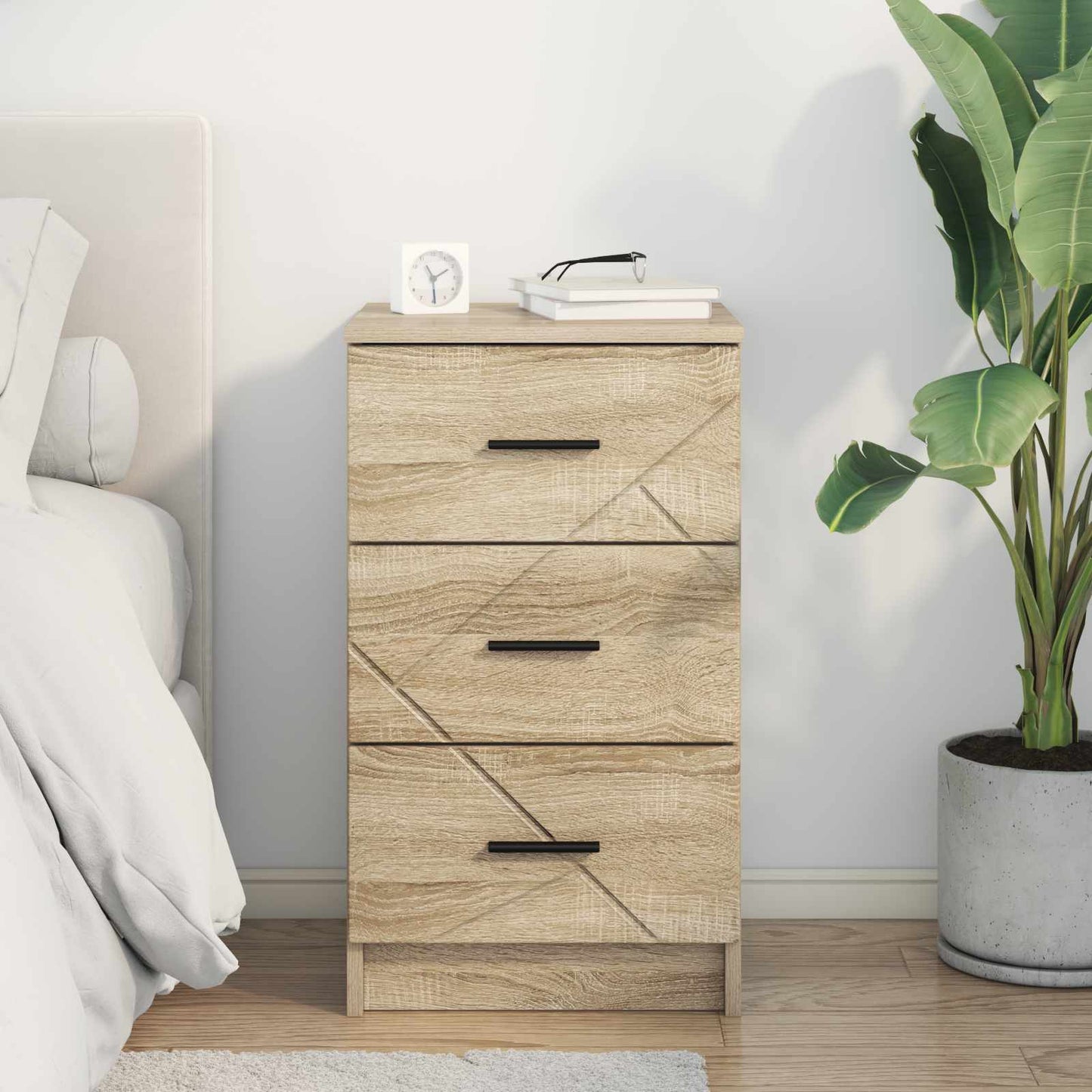 Nachttisch Sonoma-Eiche 38 x 38 x 66 cm Holzwerkstoff