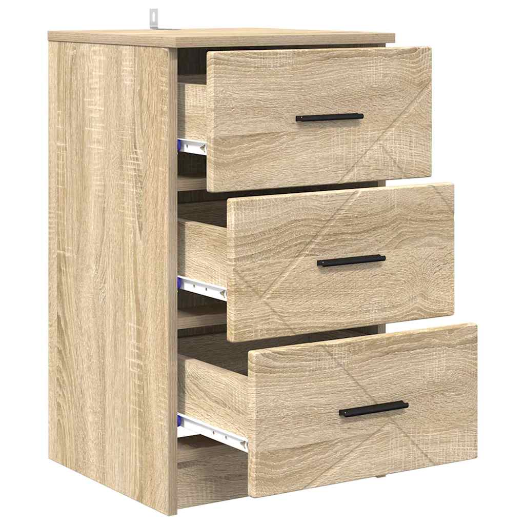 Nachttisch Sonoma-Eiche 38 x 38 x 66 cm Holzwerkstoff
