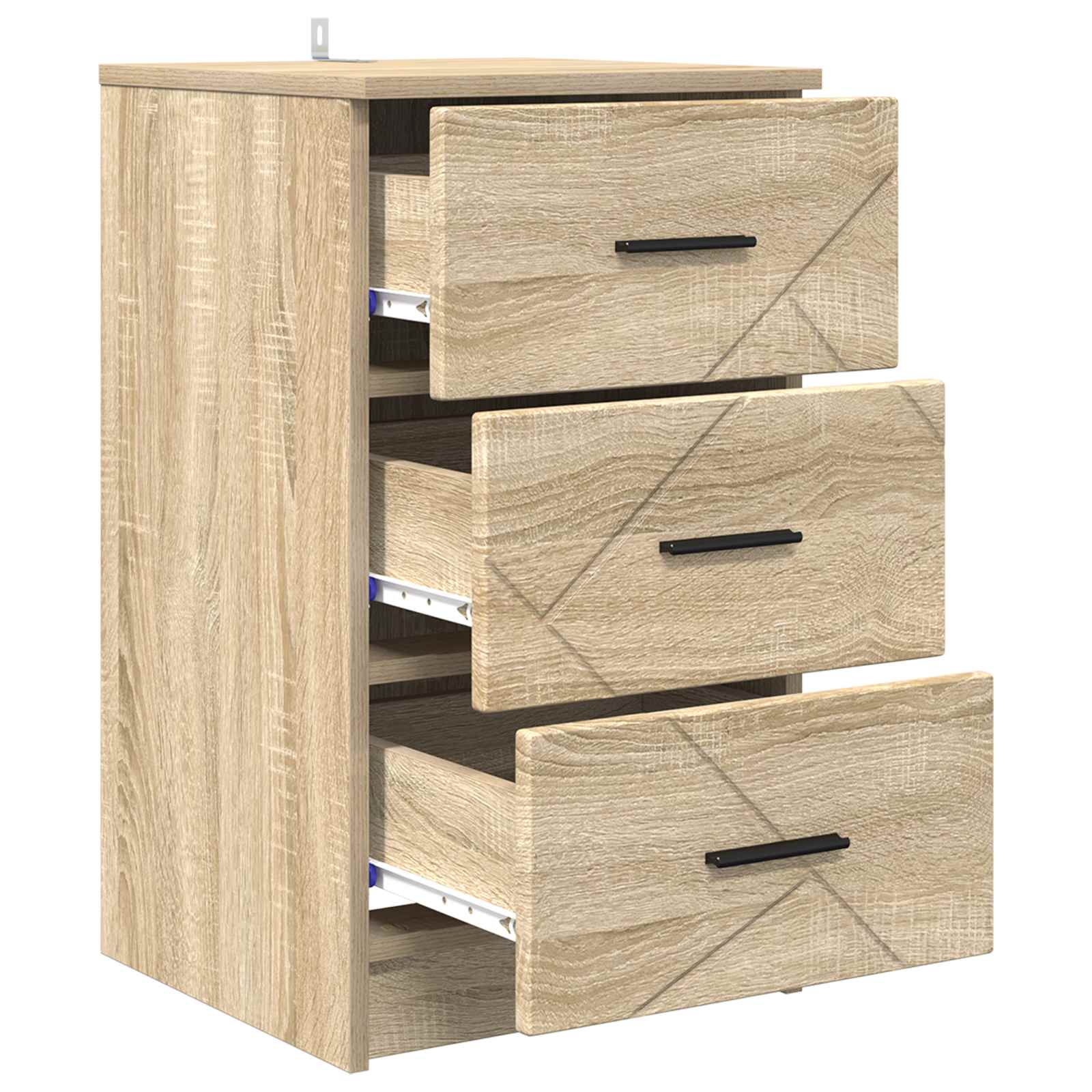Nachttisch Sonoma-Eiche 38 x 38 x 66 cm Holzwerkstoff