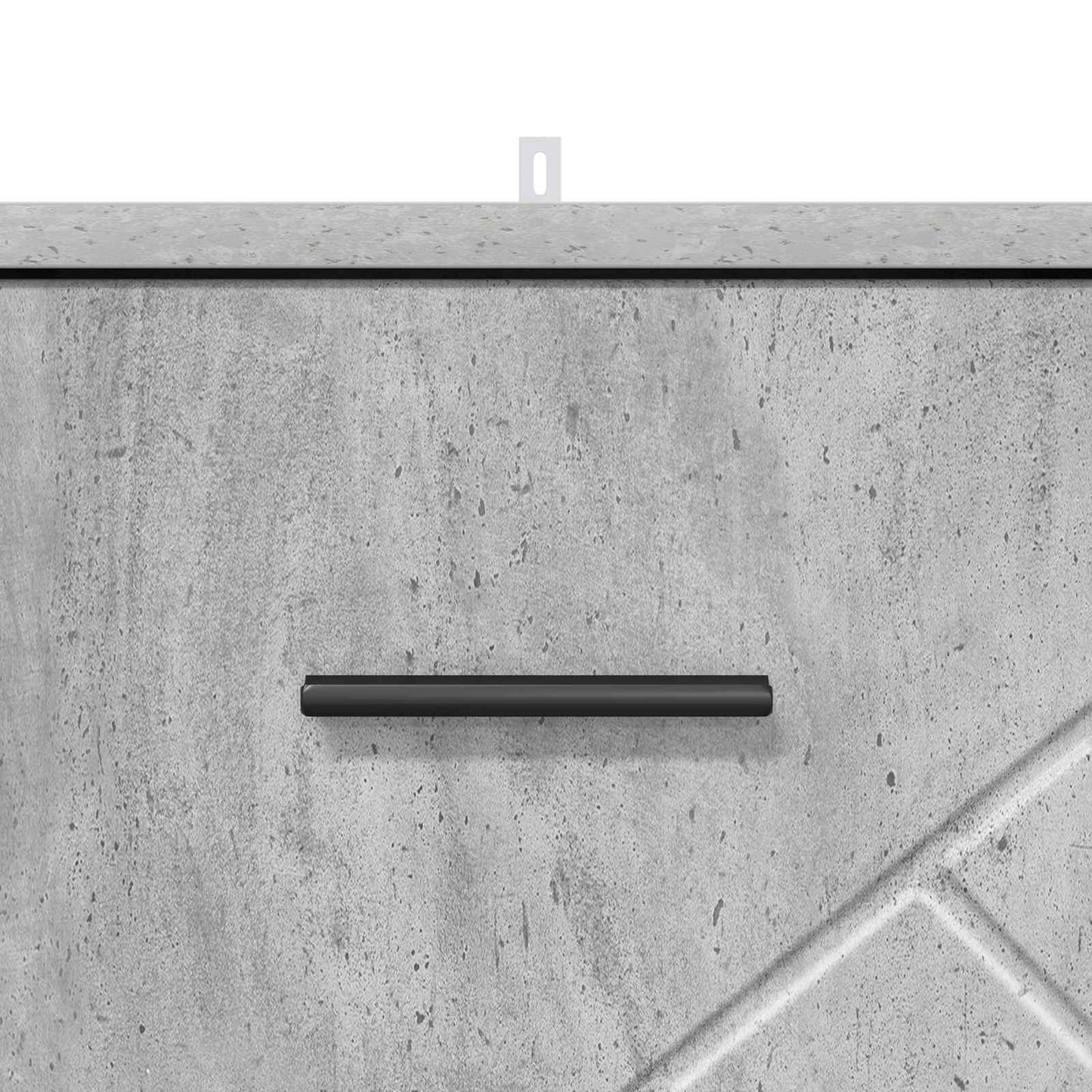 Nachttisch Betongrau 38 x 38 x 66 cm Holzwerkstoff