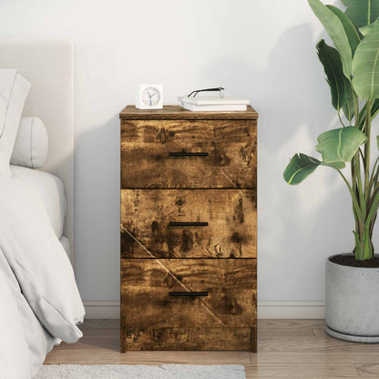 Nachttisch Räuchereiche 38 x 38 x 66 cm Holzwerkstoff