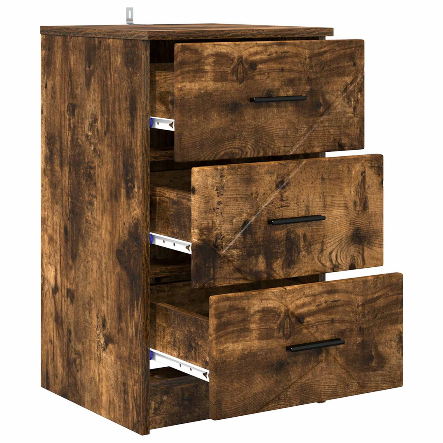 Nachttisch Räuchereiche 38 x 38 x 66 cm Holzwerkstoff