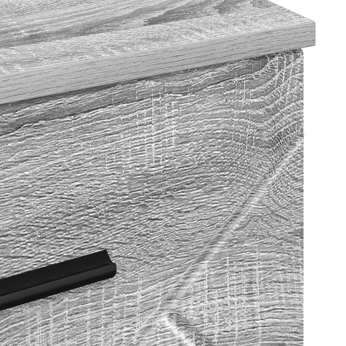 Nachttisch Grau Sonoma 38 x 38 x 66 cm Holzwerkstoff