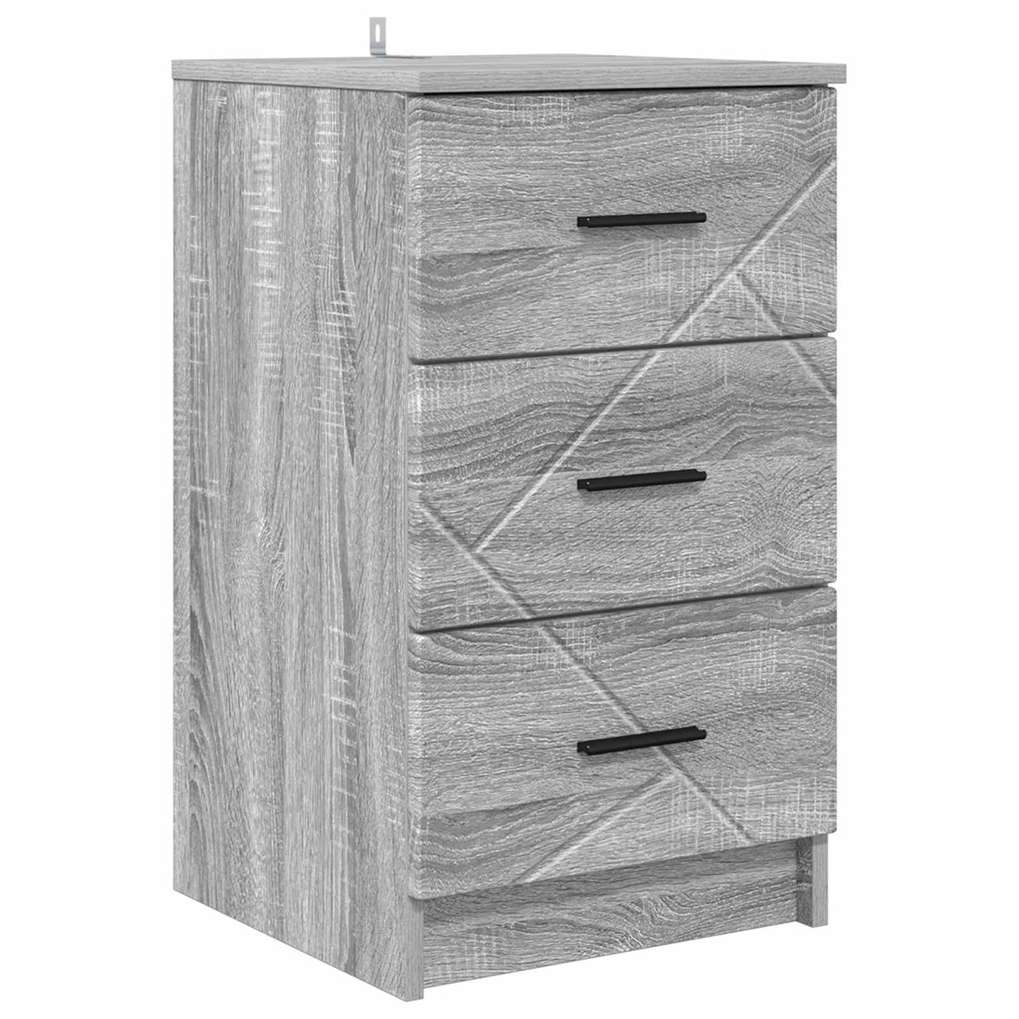 Nachttisch Grau Sonoma 38 x 38 x 66 cm Holzwerkstoff