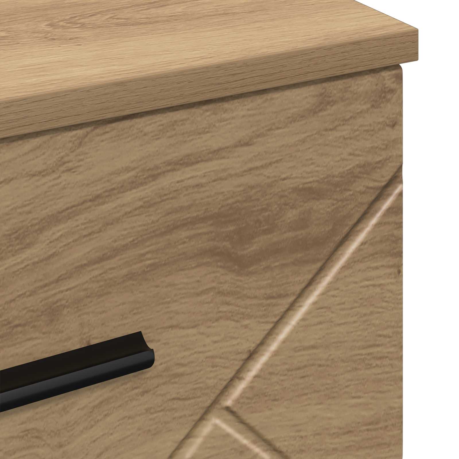 Nachttisch Artisan-Eiche 38 x 38 x 66 cm Holzwerkstoff