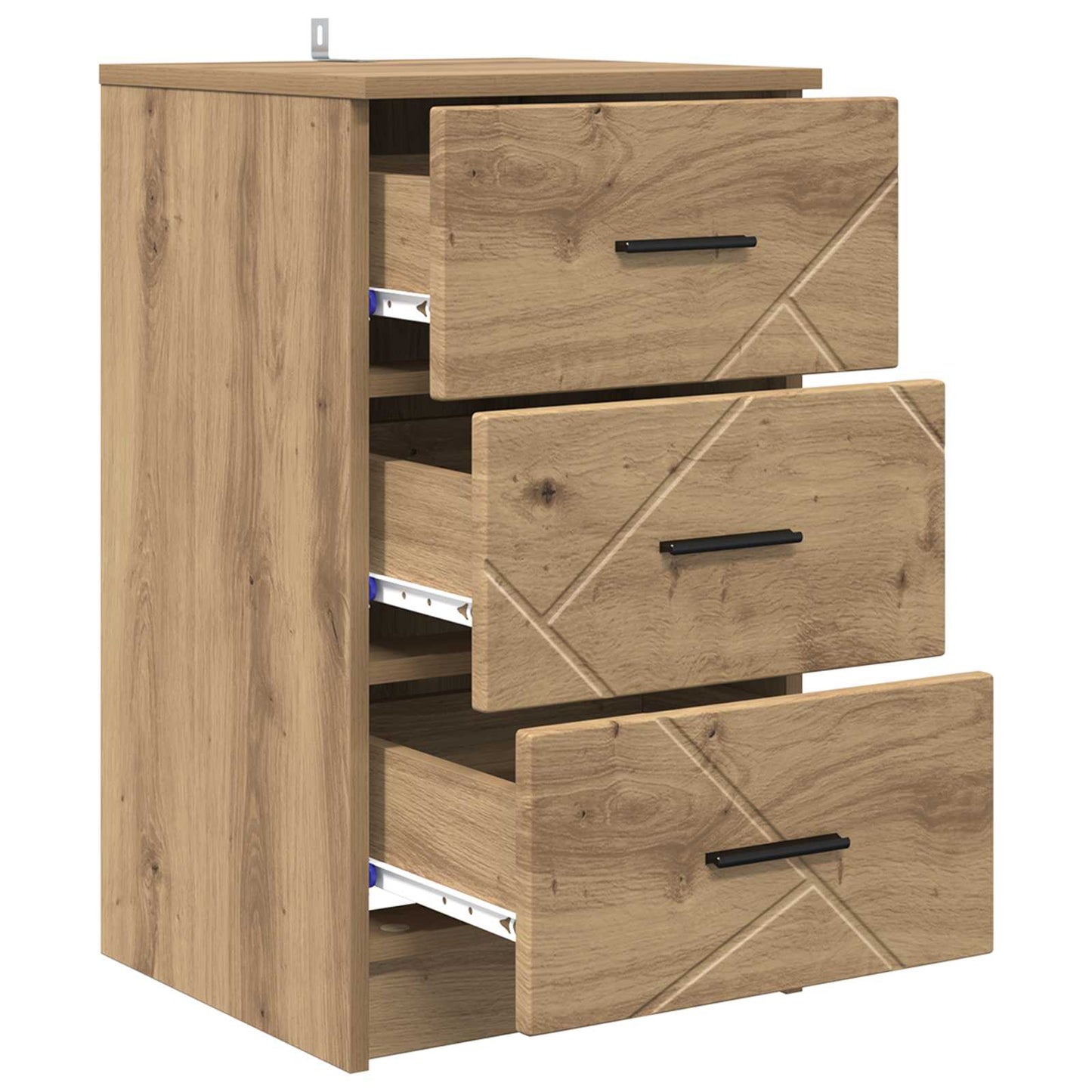 Nachttisch Artisan-Eiche 38 x 38 x 66 cm Holzwerkstoff
