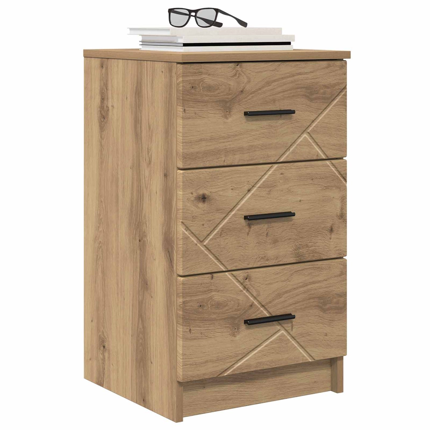Nachttisch Artisan-Eiche 38 x 38 x 66 cm Holzwerkstoff