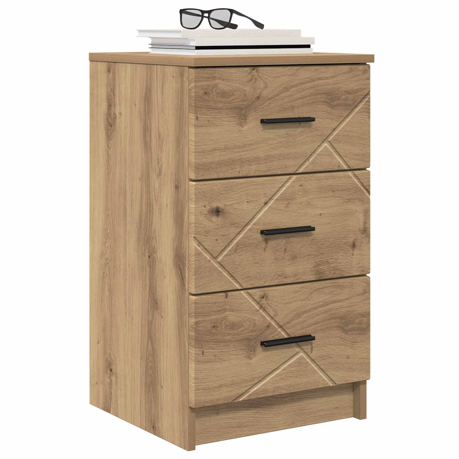 Nachttisch Artisan-Eiche 38 x 38 x 66 cm Holzwerkstoff