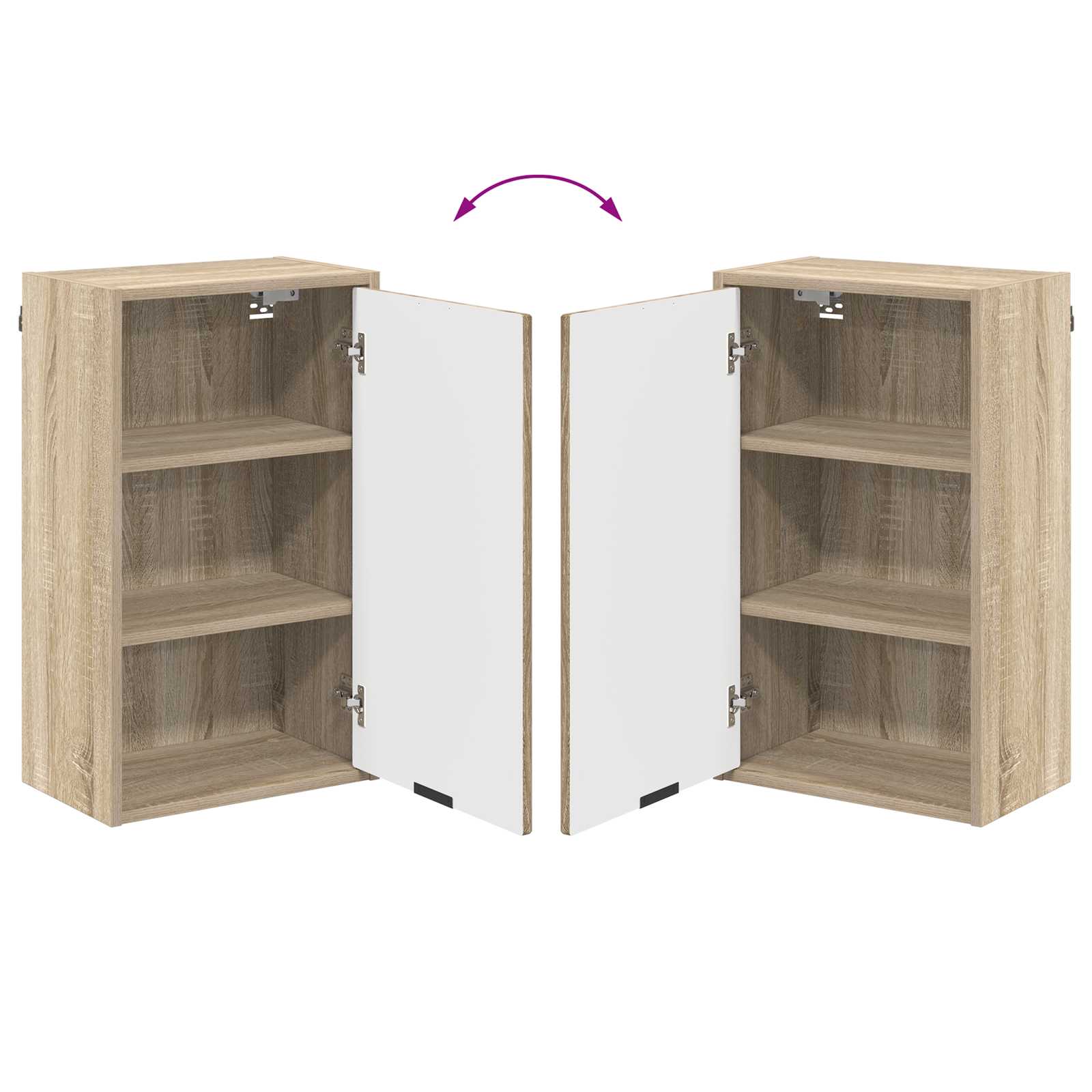 Badezimmerschrank Sonoma-Eiche 39 x 23,5 x 65 cm