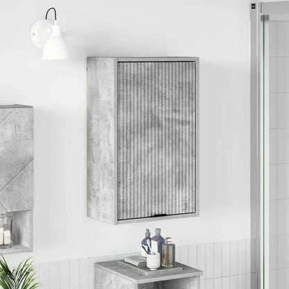 Badezimmerschrank Beton Grau 39 x 23,5 x 65 cm