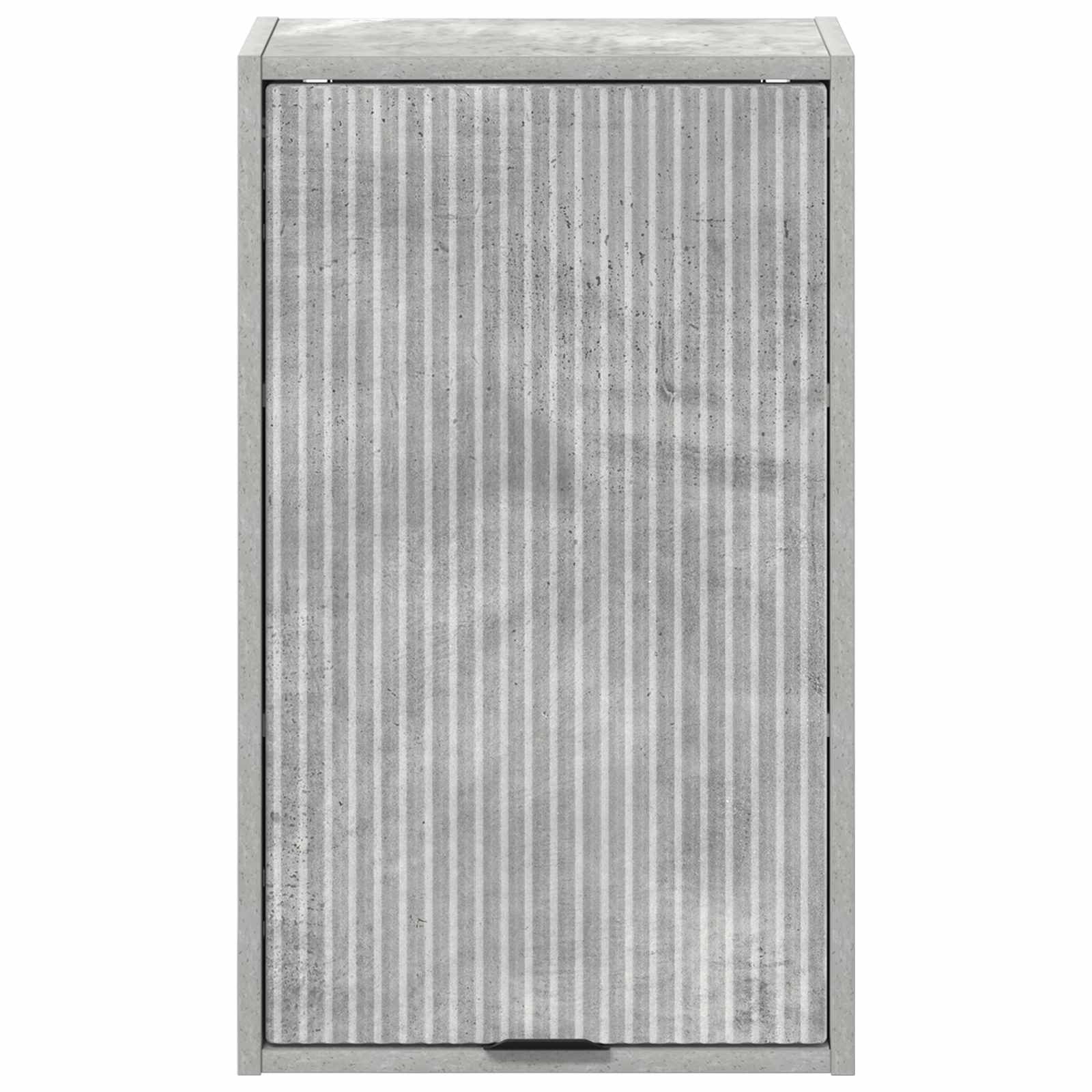 Badezimmerschrank Beton Grau 39 x 23,5 x 65 cm