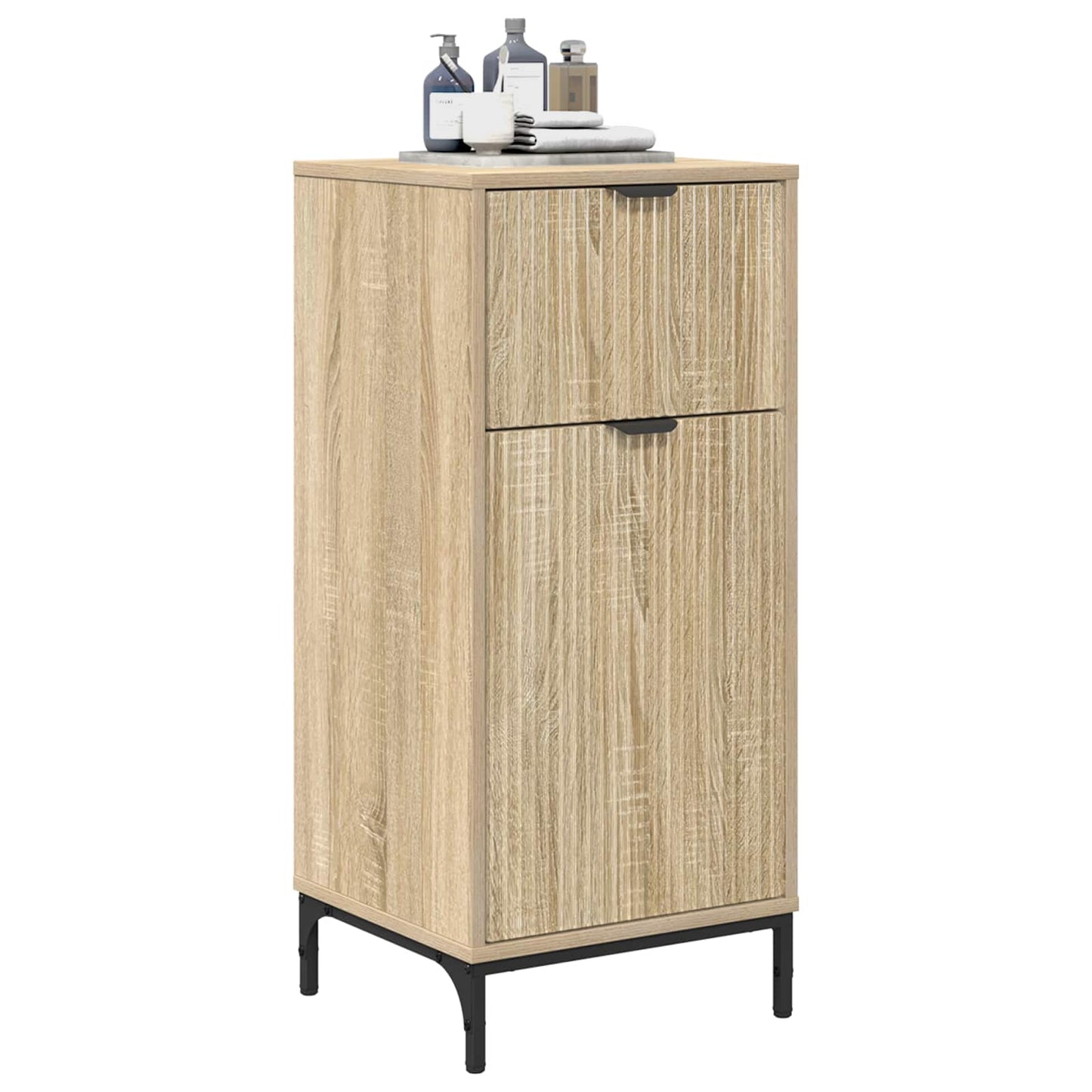 Badezimmerschrank Sonoma-Eiche 39,5 x 36 x 88 cm