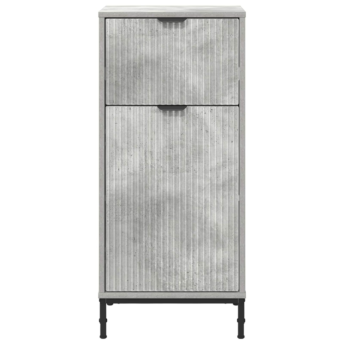 Badezimmerschrank Beton Grau 39,5 x 36 x 88 cm