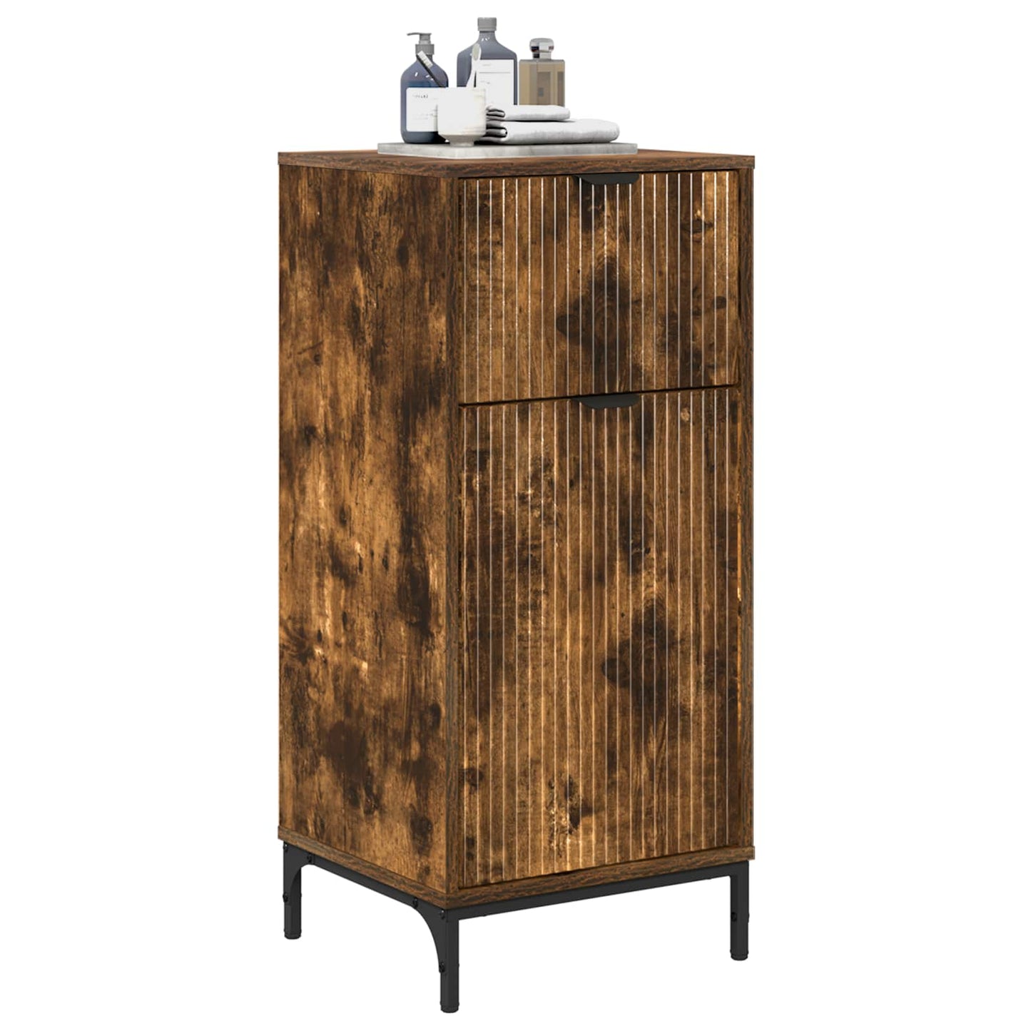 Badezimmerschrank Geräucherte Eiche 39,5 x 36 x 88 cm