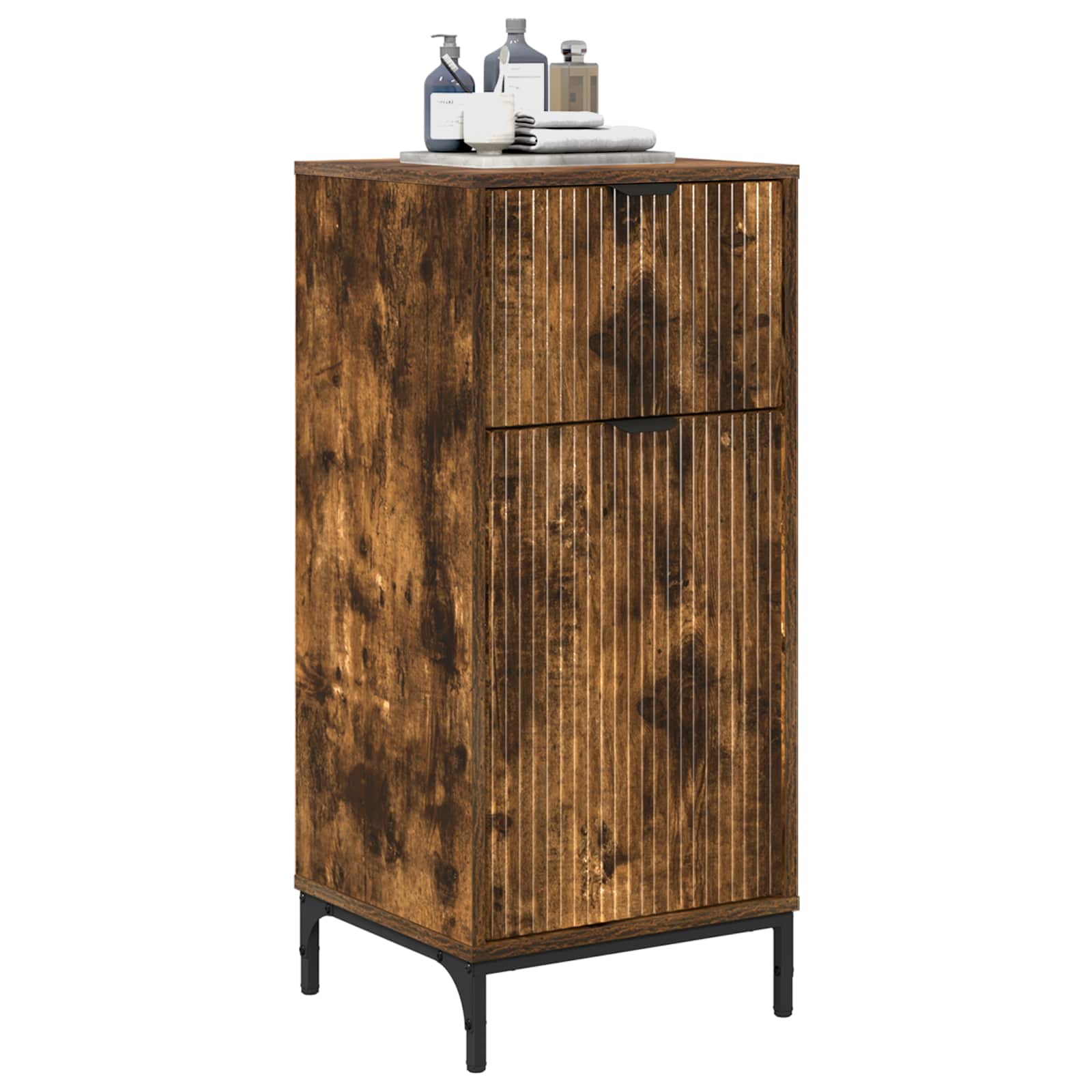 Badezimmerschrank Geräucherte Eiche 39,5 x 36 x 88 cm