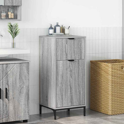 Badezimmerschrank Graues Sonoma 39,5 x 36 x 88 cm