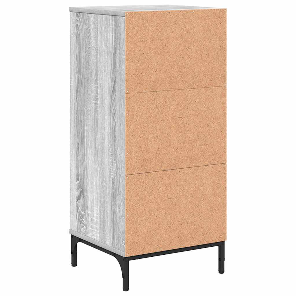 Badezimmerschrank Graues Sonoma 39,5 x 36 x 88 cm