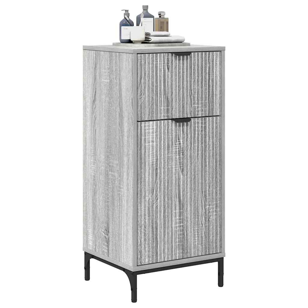 Badezimmerschrank Graues Sonoma 39,5 x 36 x 88 cm