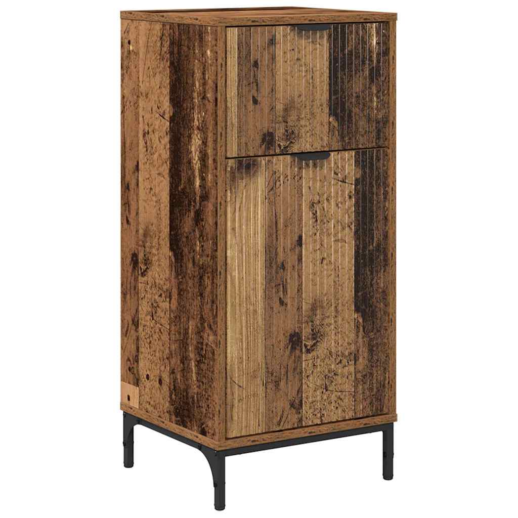 Badezimmerschrank Altholz 39,5 x 36 x 88 cm