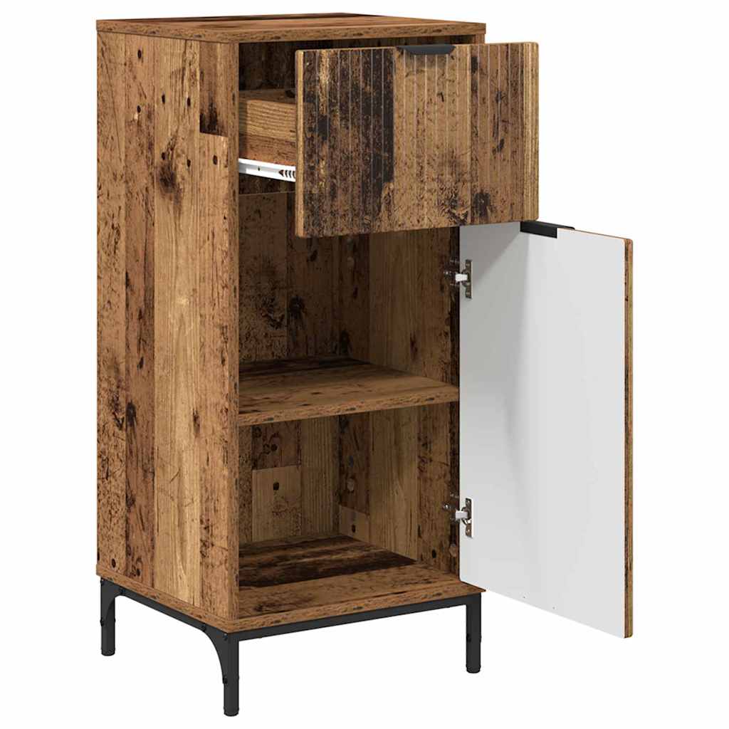 Badezimmerschrank Altholz 39,5 x 36 x 88 cm