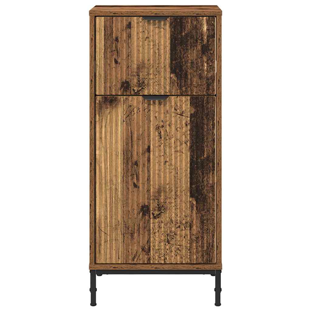 Badezimmerschrank Altholz 39,5 x 36 x 88 cm