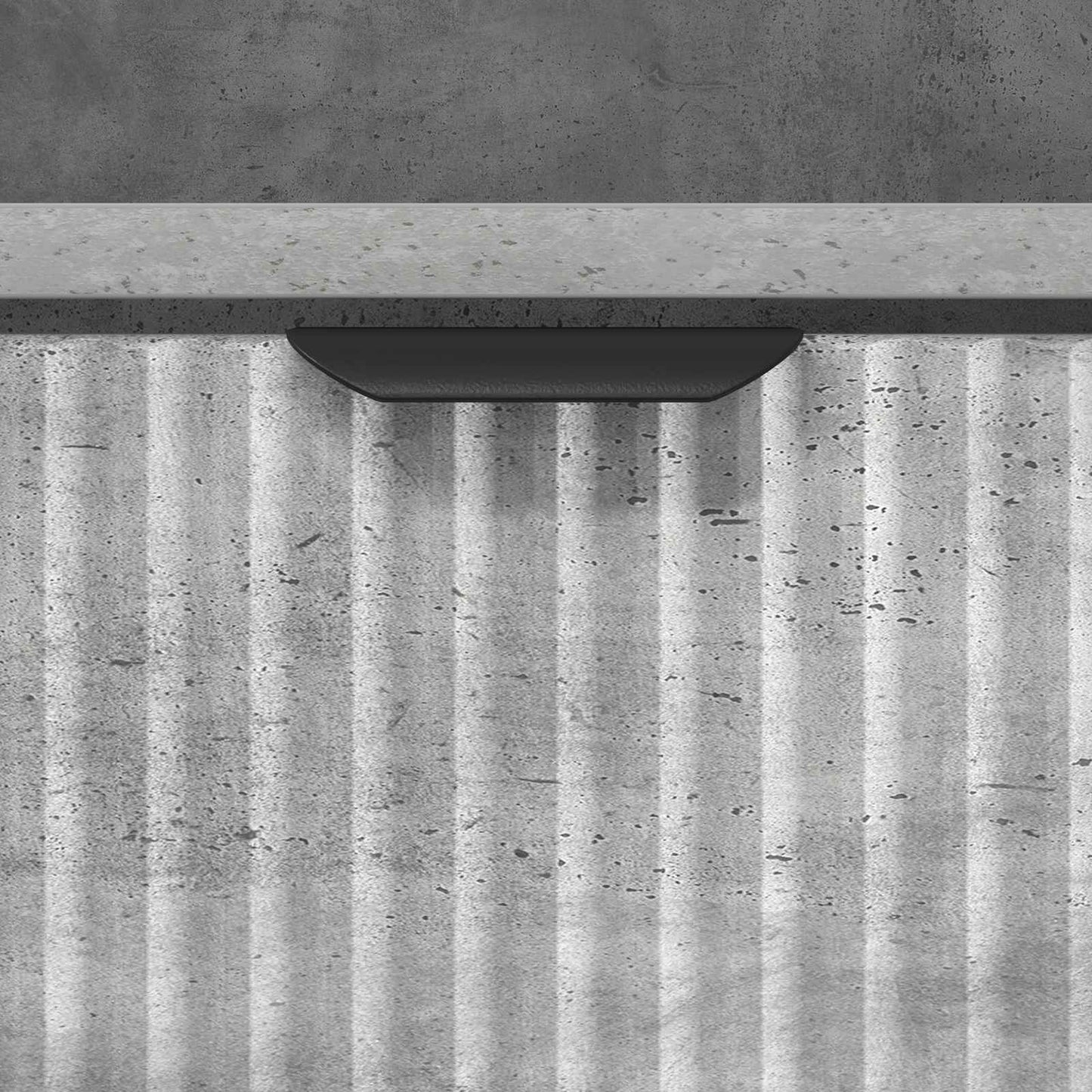 Badezimmerschrank Beton Grau 31,5 x 33 x 190 cm