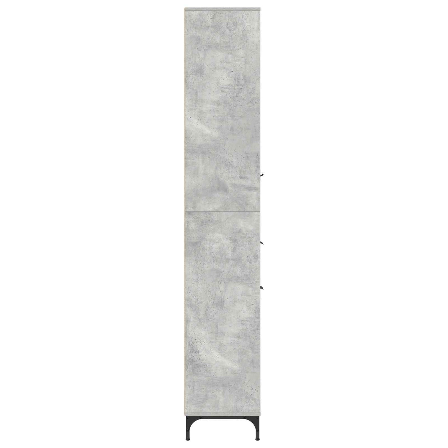 Badezimmerschrank Beton Grau 31,5 x 33 x 190 cm