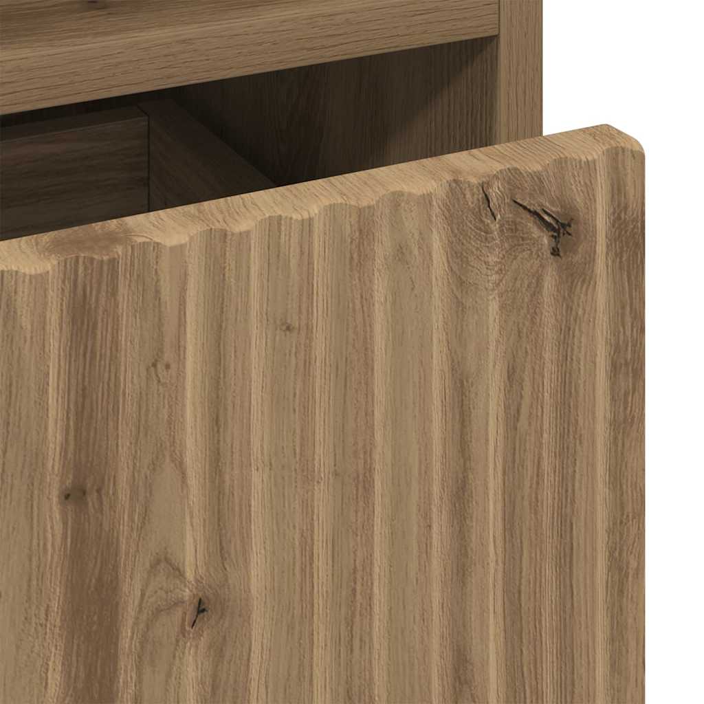 Badezimmerschrank Artisan-Eiche 31,5 x 33 x 190 cm