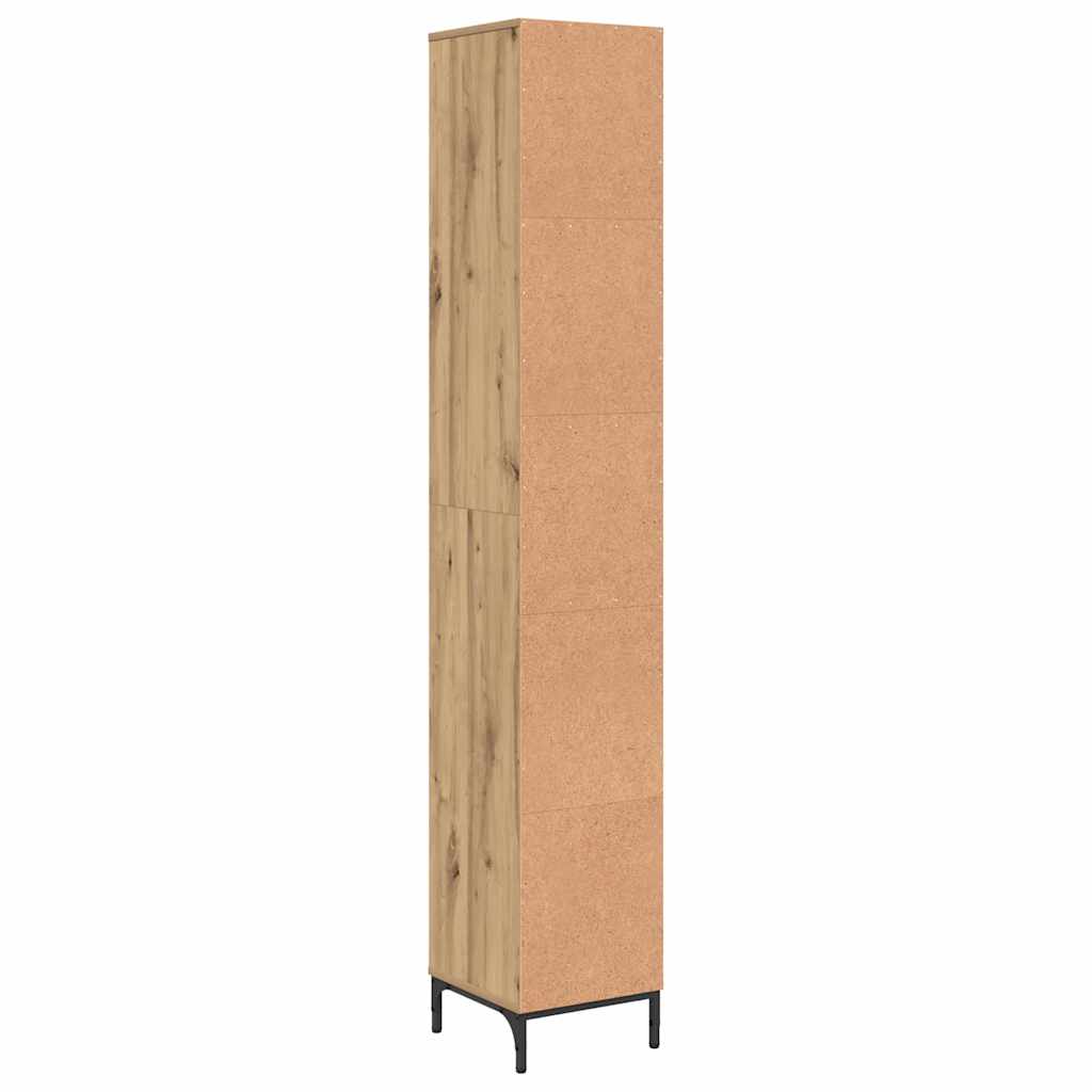 Badezimmerschrank Artisan-Eiche 31,5 x 33 x 190 cm